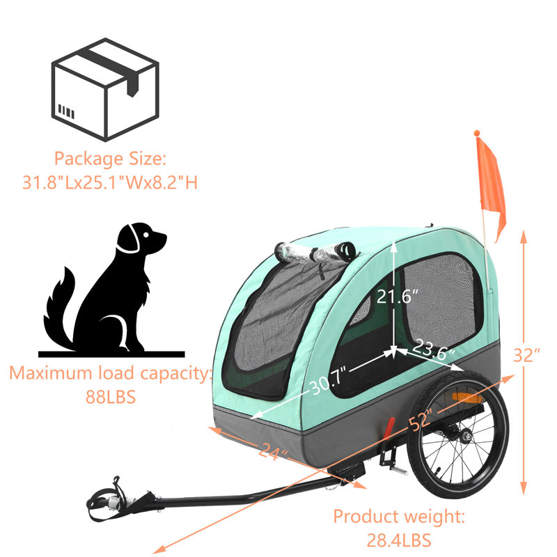 Sepnine fashion bike trailer